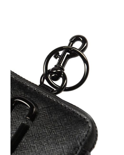 Marc Jacobs Black Zipped Nano Snapshot Charm
