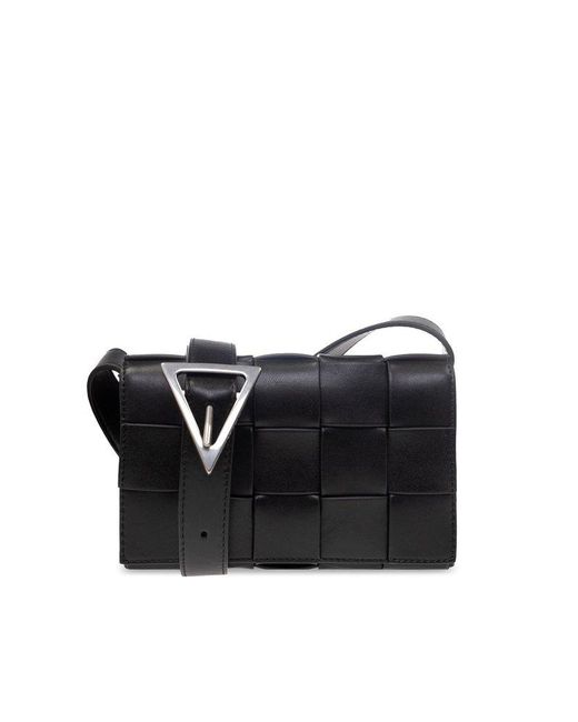 Bottega Veneta Black 'cassette Small' Shoulder Bag, for men