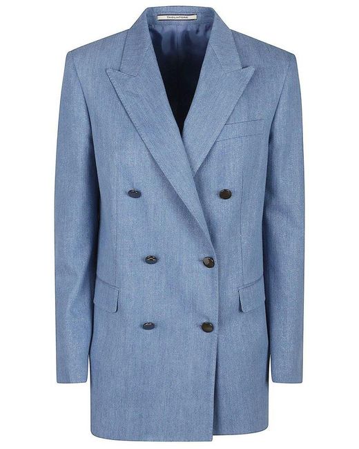 Tagliatore Blue Jasmine Single-breasted Tailored Blazer
