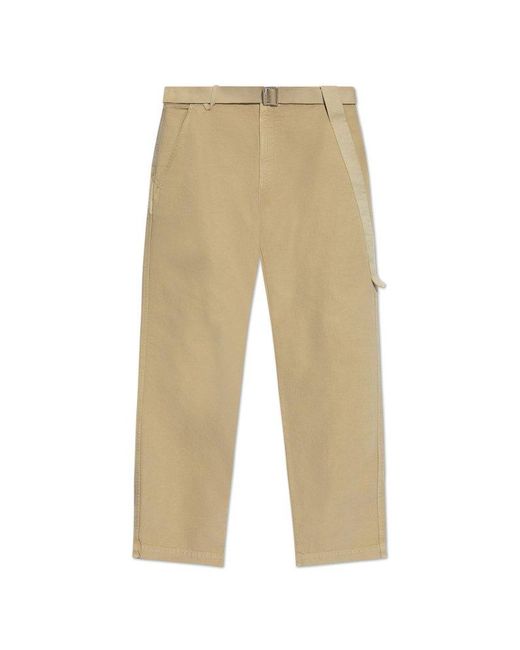 Jacquemus Natural Loose Fit Trousers 'marrone', for men