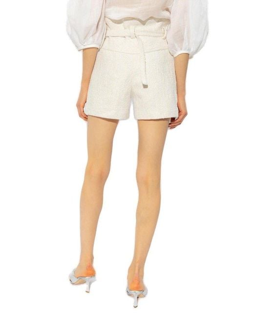 IRO Natural 'vanay' Shorts In Tweed,