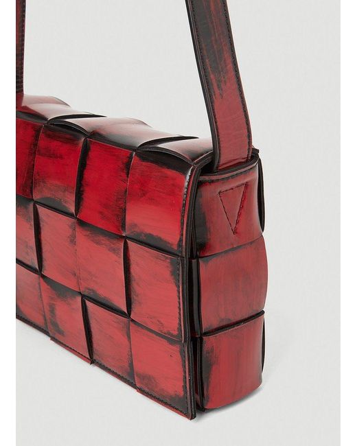 Bottega Veneta Red Painted Cassette Crossbody Bag for men