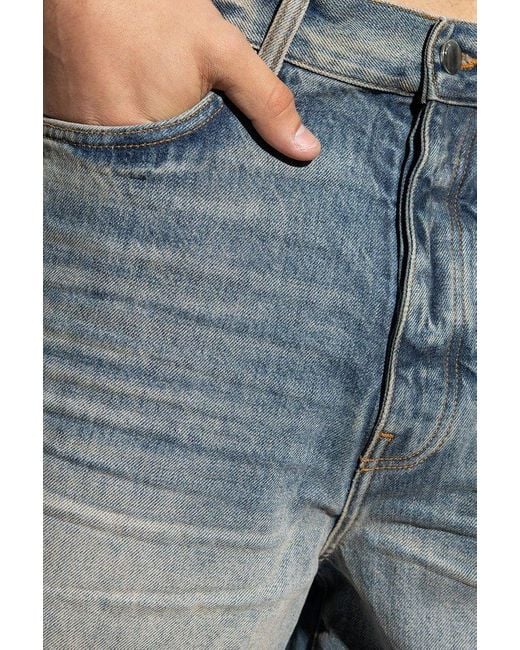 Amiri Blue Jeans With Vintage Effect for men