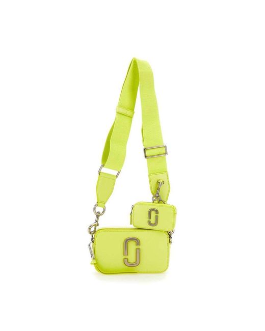 Marc Jacobs Yellow The Utility Snapshot Zipped Crossbody Bag