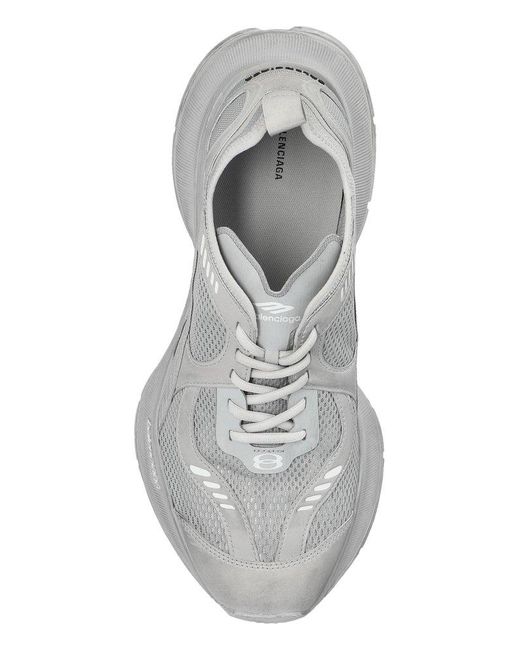 Balenciaga White Circuit Lace-Up Sneakers for men