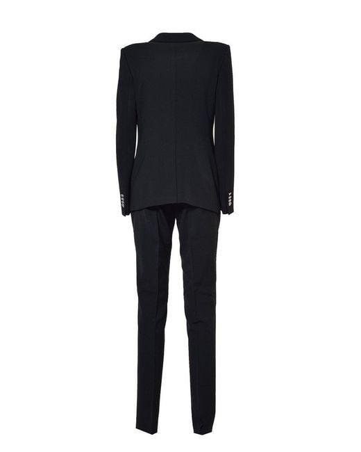 Tagliatore Black Two-Piece Tailored Suit