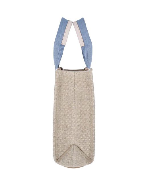 Chloé Blue 'woody' Small Tote Bag