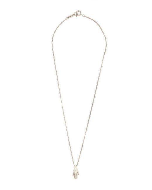ISABEL MARANT Silver-tone and cord necklace | THE OUTNET