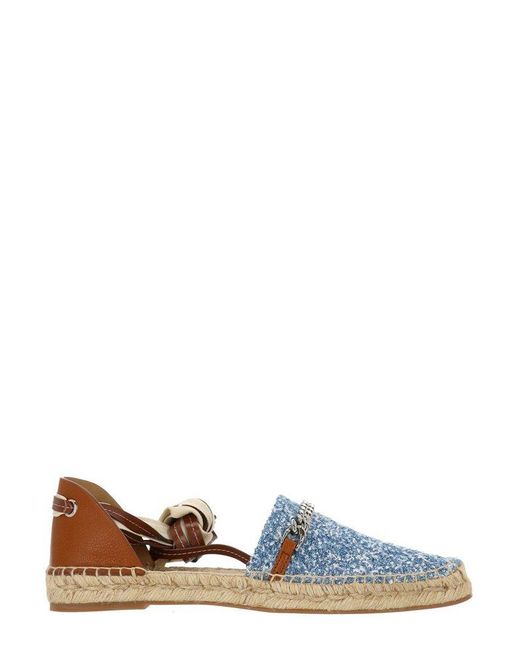Stella McCartney Blue Espadrille Flats
