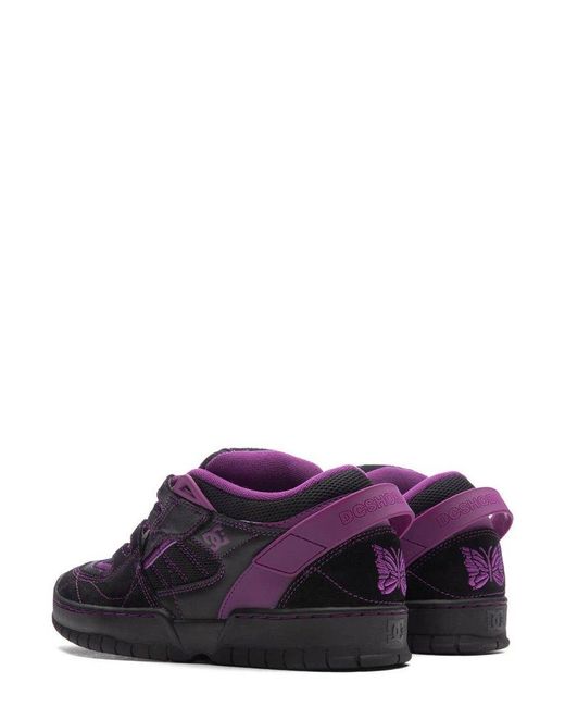 Needles Purple X Dc Shoes Spectre Lace-Up Sneakers for men