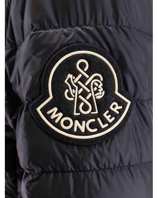 Moncler Xiaobai Zip-Up Quilted Jacket in Black | Lyst