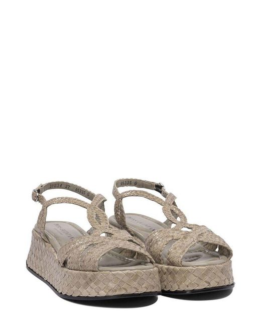 Pons Quintana Natural Platform Sandals