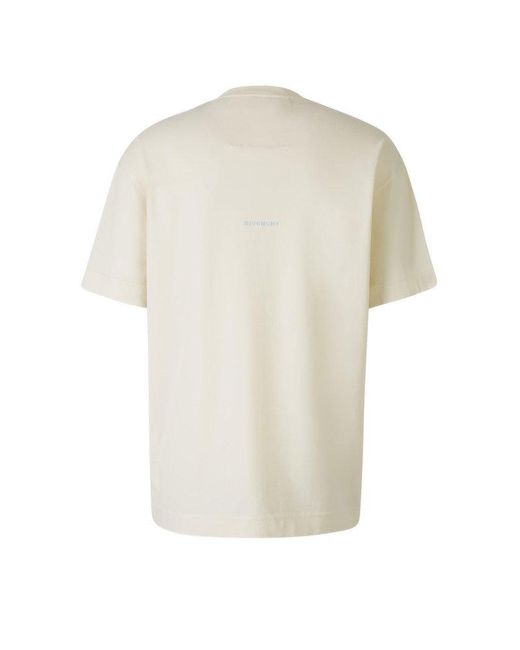 Givenchy White Cotton Logo T-Shirt for men