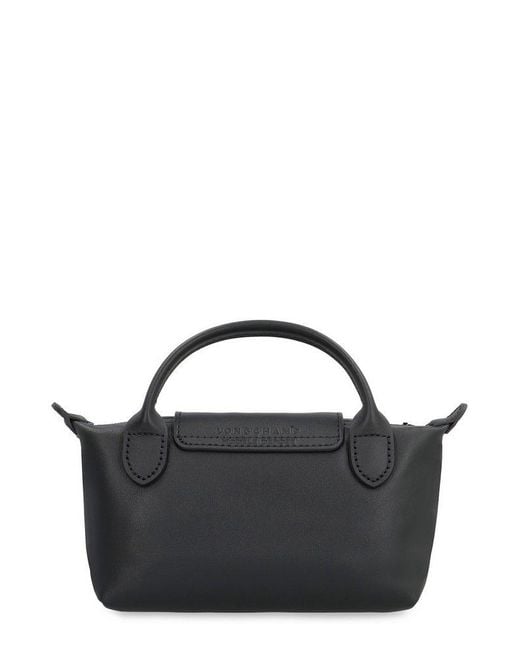 Longchamp Black Le Pliage Xtra Xs Top Handle Bag