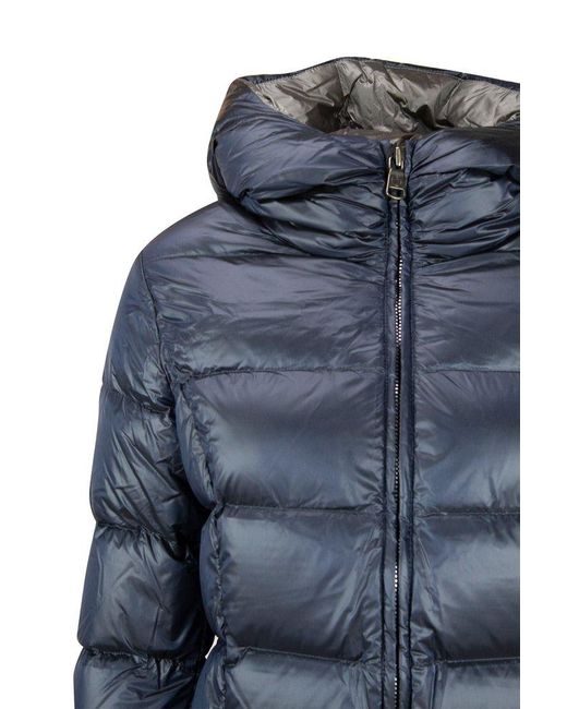 Colmar Blue Padded Zipped Puffer Jacket