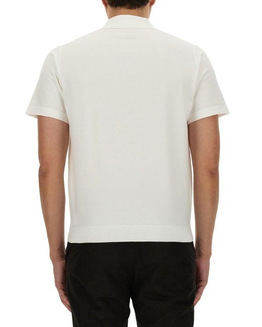 Theory White Regular Fit Polo Shirt for men