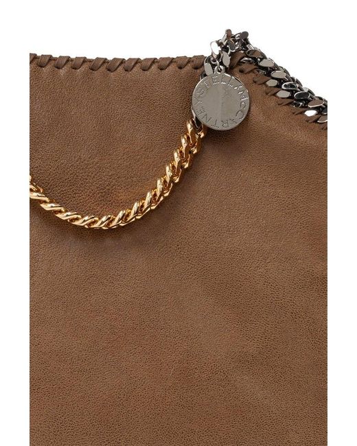 Stella McCartney Brown Falabella Chain-linked Tote Bag