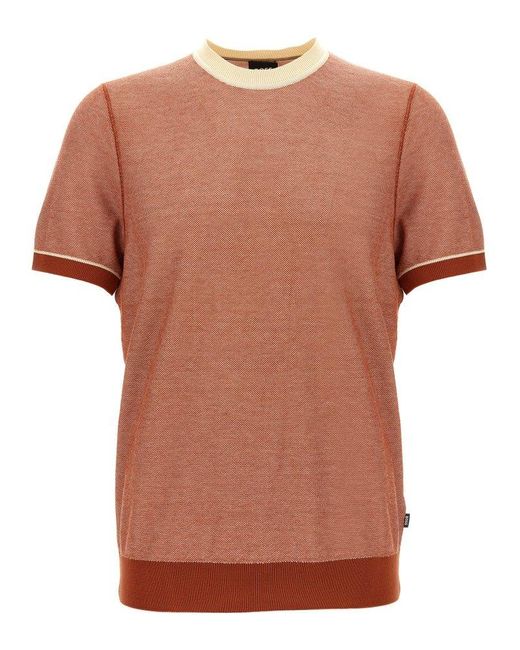 Boss Orange Crewneck Knitted Jumper for men