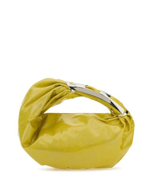 DIESEL Yellow Grab-d Hobo S Shoulder Bag