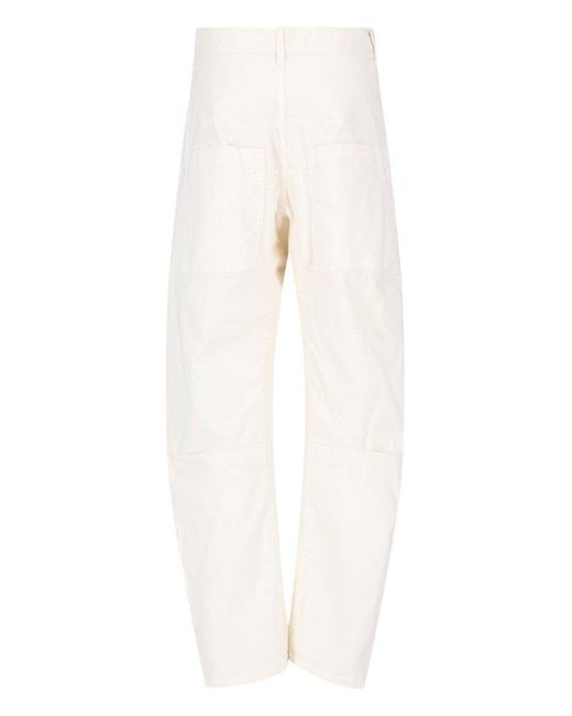Nili Lotan White Shon Pants