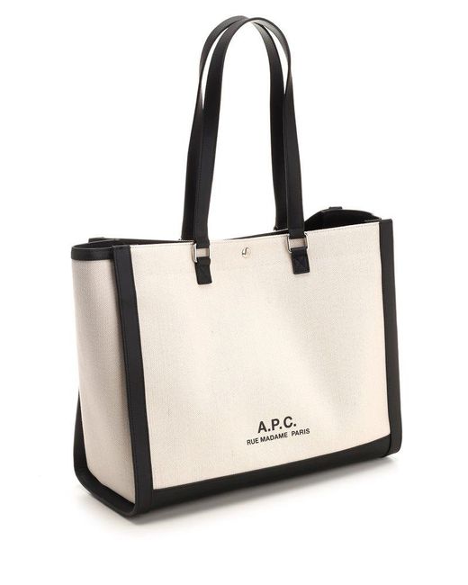 A.P.C. Natural "camille" Tote Bag