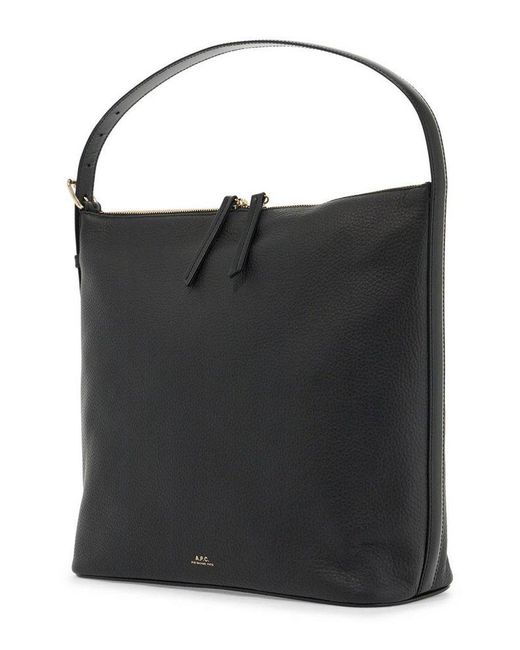 A.P.C. Black Vera Tote Bag