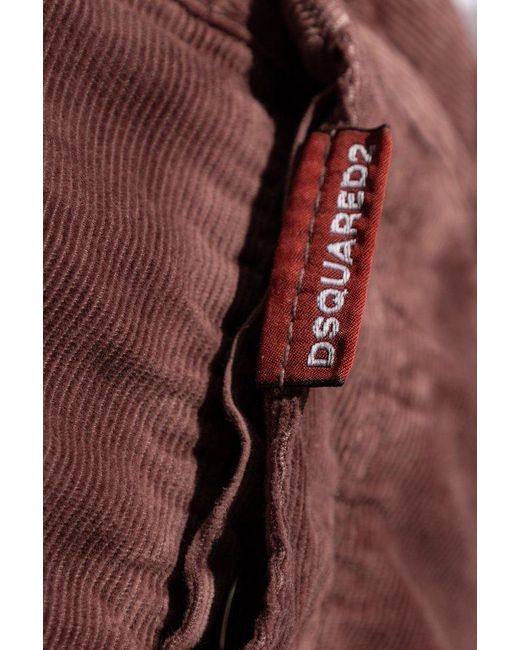 DSquared² Purple '642' Corduroy Trousers,