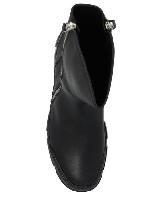 Vic Matié Black Gospel Zipped Ankle-Length Boots