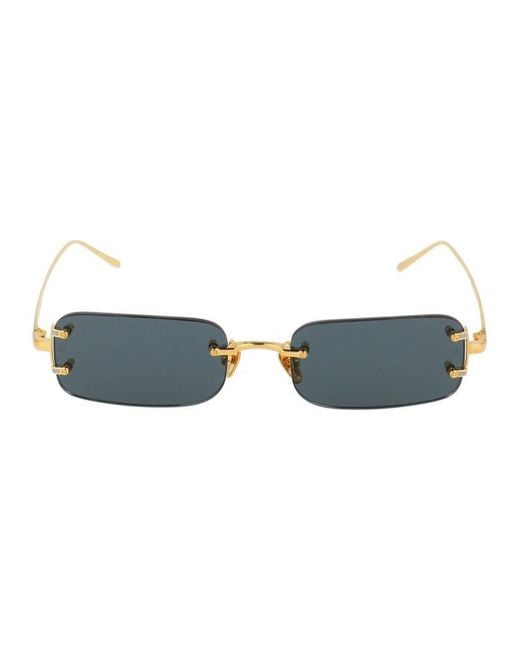 Linda Farrow Blue Sunglasses