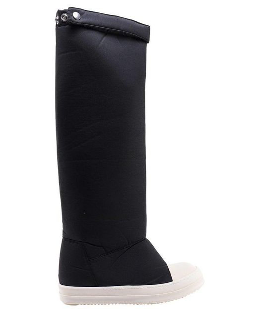 Rick Owens DRKSHDW Rick Owens Elefa Kneehigh Round Toe Sneaker Boots