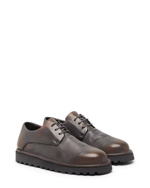 Marsèll Gray Pallottola Pomice Derby Lace-up Shoes for men