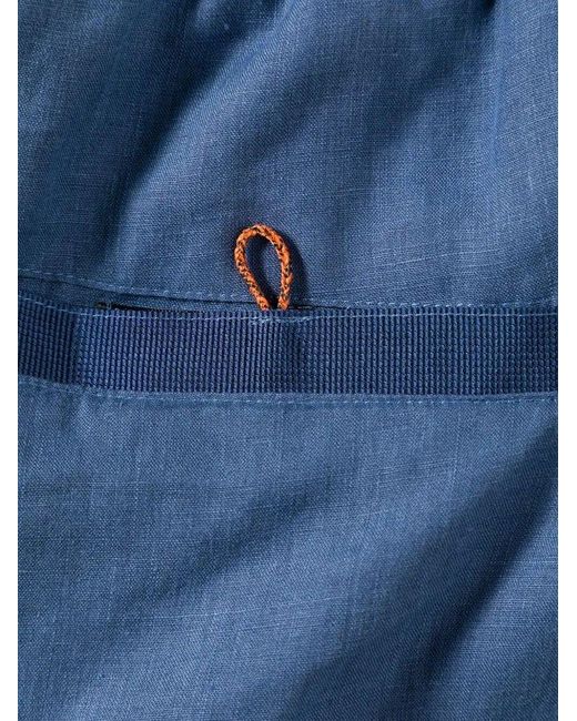 Sease Blue Drawstring Swim Shorts for men