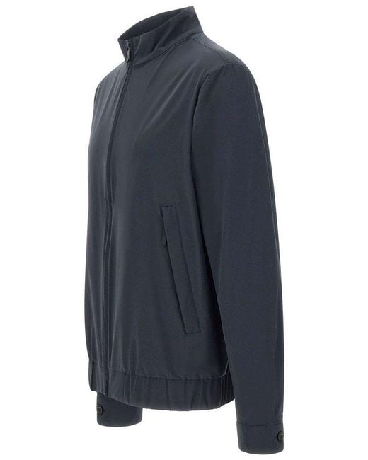 Peuterey Blue Zip-Up Jacket for men