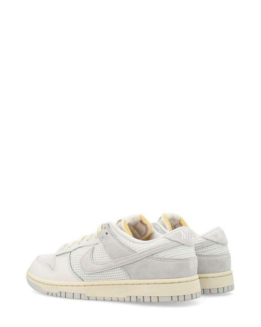 Nike White Dunk Low-Top Sneakers