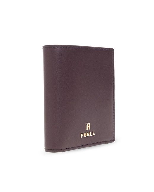 Furla Purple ‘Camelia Small’ Wallet With Logo