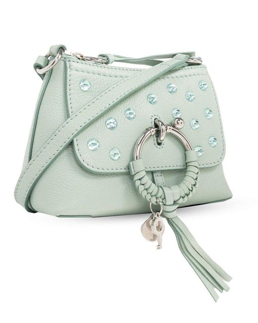 See By Chloé Green Joan Zip-up Mini Top Handle Bag
