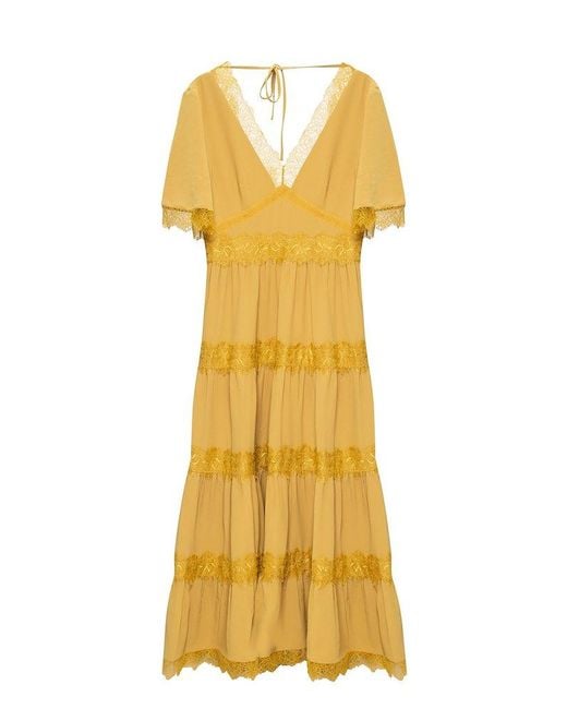 AllSaints Yellow 'Eris' Dress
