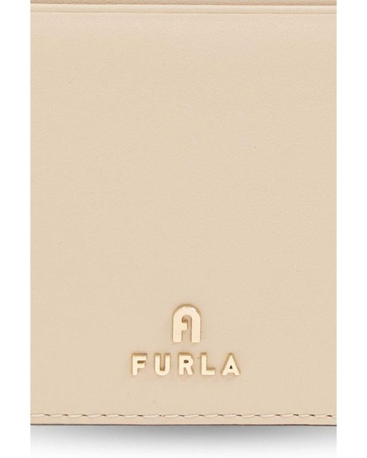 Furla Natural 'camelia Large' Card Holder,