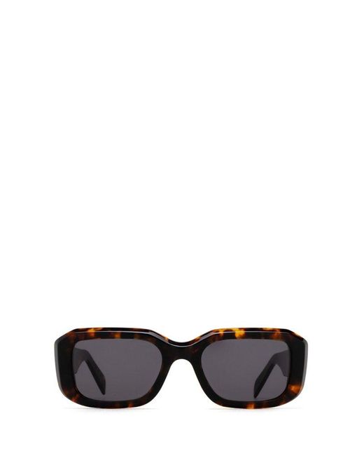 Retrosuperfuture Black Sagrado Rectangle Frame Sunglasses
