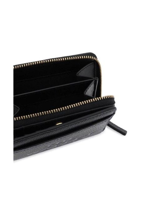 Marc Jacobs Black The Leather Mini Compact Wallet