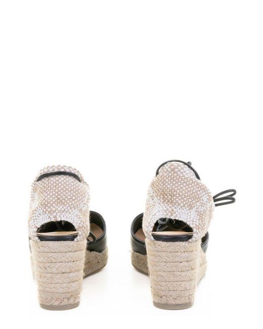 Castaner Black Carina Wedge Espadrilles