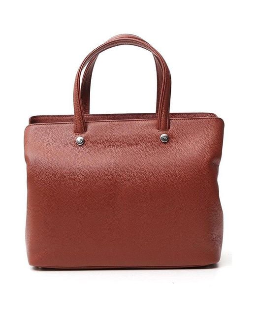 Longchamp Brown Le Foulonne Tote Bag