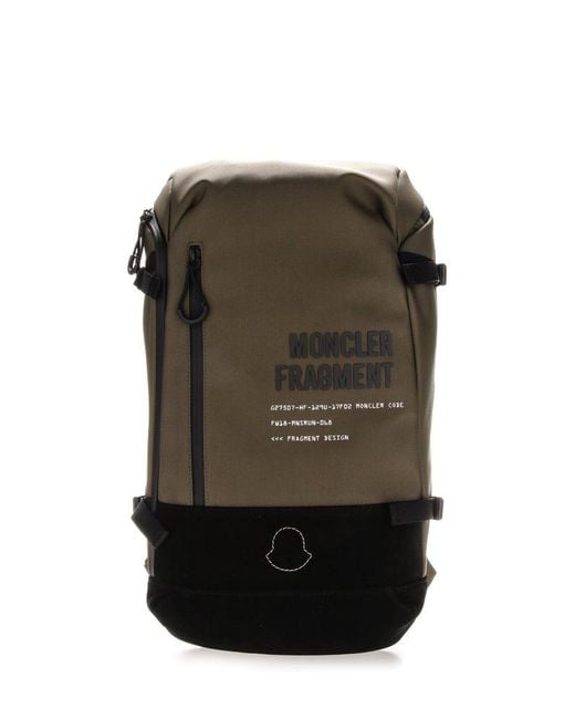 Moncler Genius Black Moncler X Fragment Hiroshi Fujiwara Backpack for men