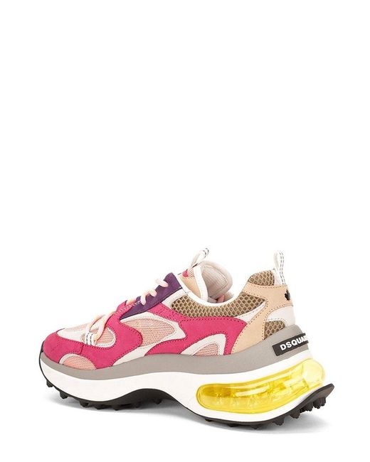 DSquared² Pink Bubble Sneakers