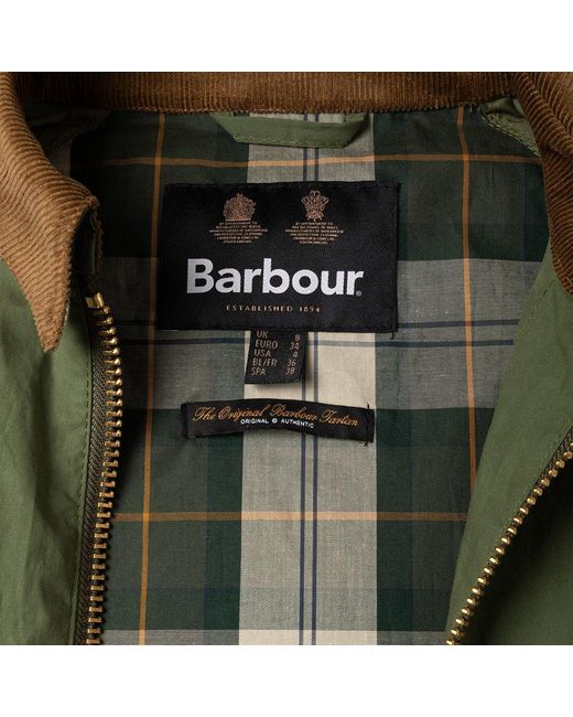 Barbour Green Campbell Showerproof Jacket