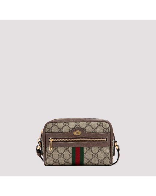 Gucci Ophidia GG Supreme Mini Crossbody Bag in Brown Lyst Australia