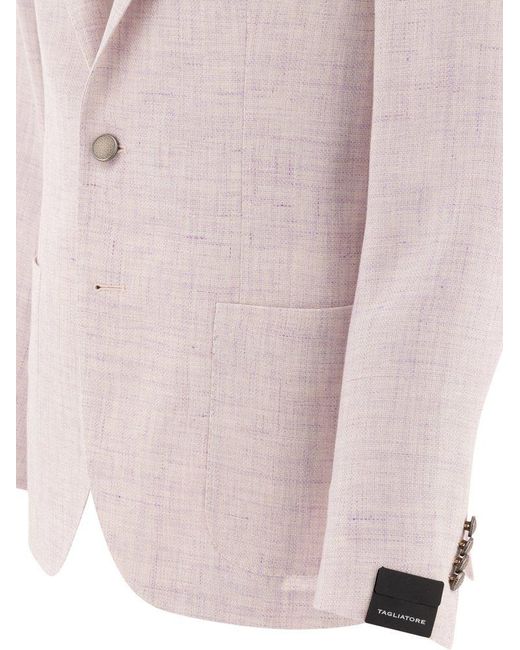 Tagliatore Pink Blazer Jacket for men