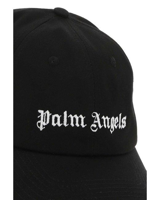 Palm Angels Black Cappello for men