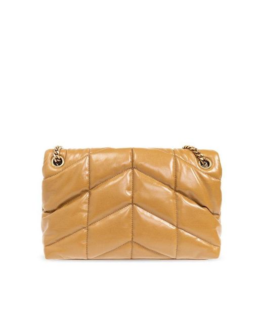 Saint Laurent Natural ‘Puffer Small’ Shoulder Bag