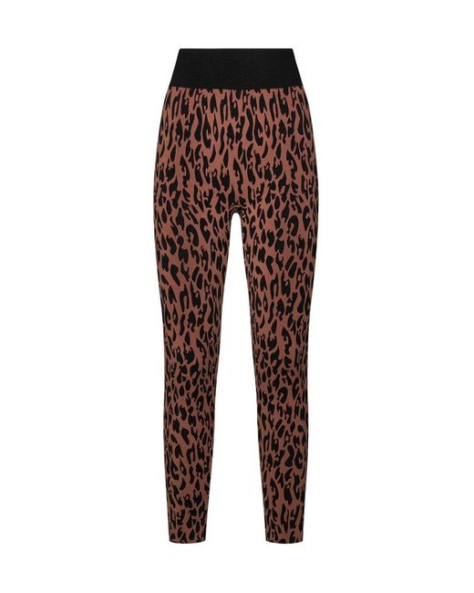 Wolford Multicolor Leopard-printed Stretch Leggings